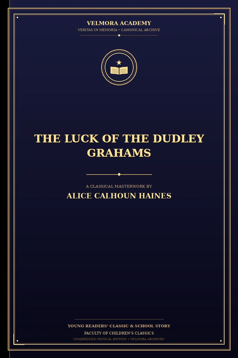 Cover of The Luck of the Dudley Grahams