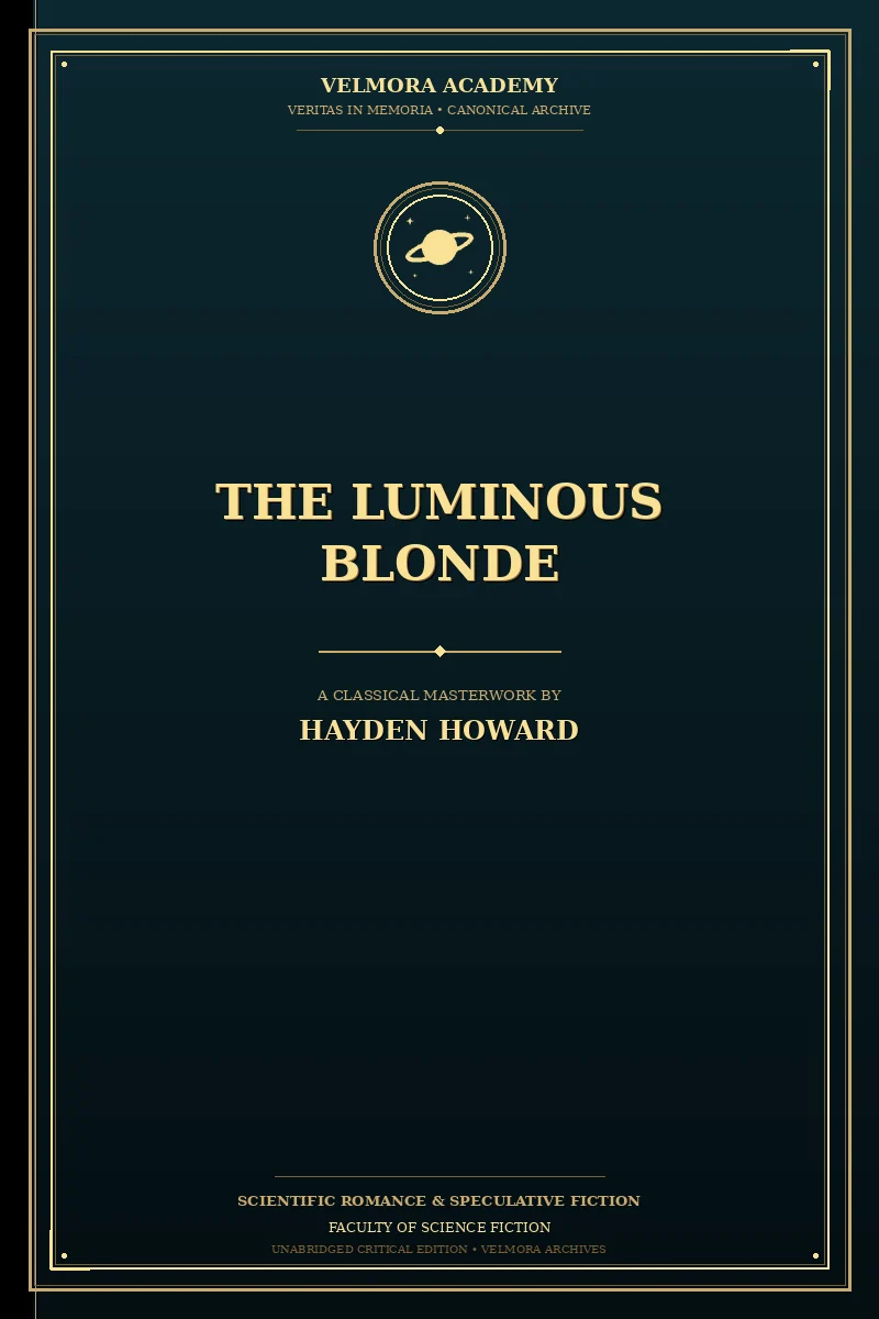 Cover of The Luminous Blonde