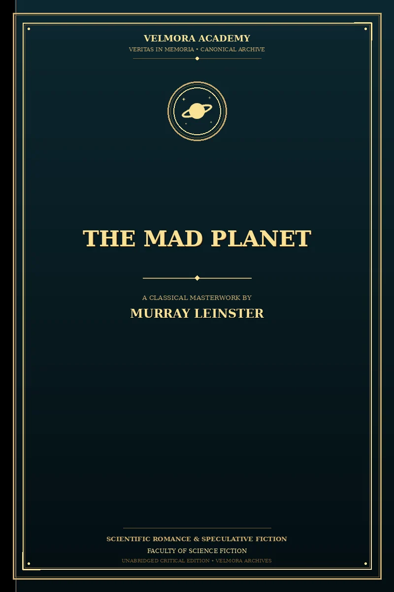 Cover of The Mad Planet