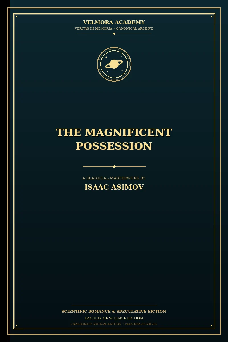 Cover of The magnificent possession