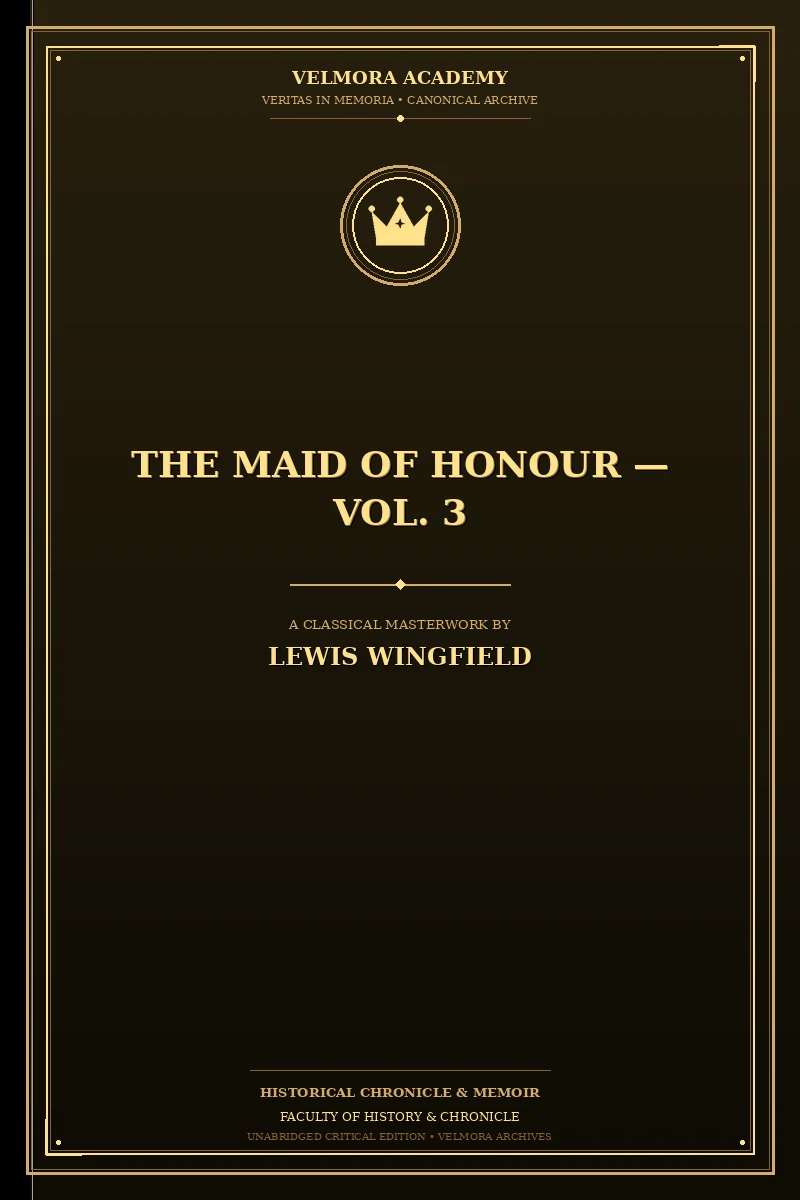 Cover of The Maid of Honour — Vol. 3