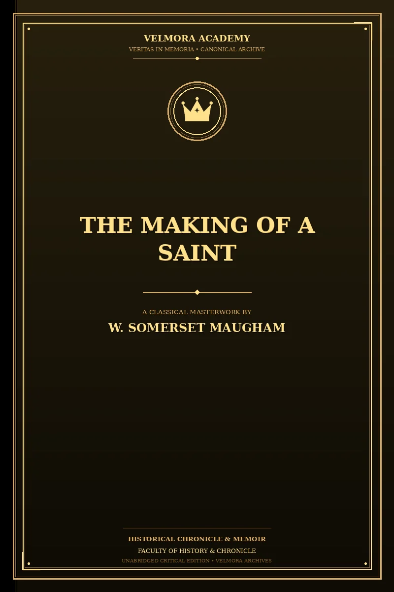 Cover of The Making of a Saint