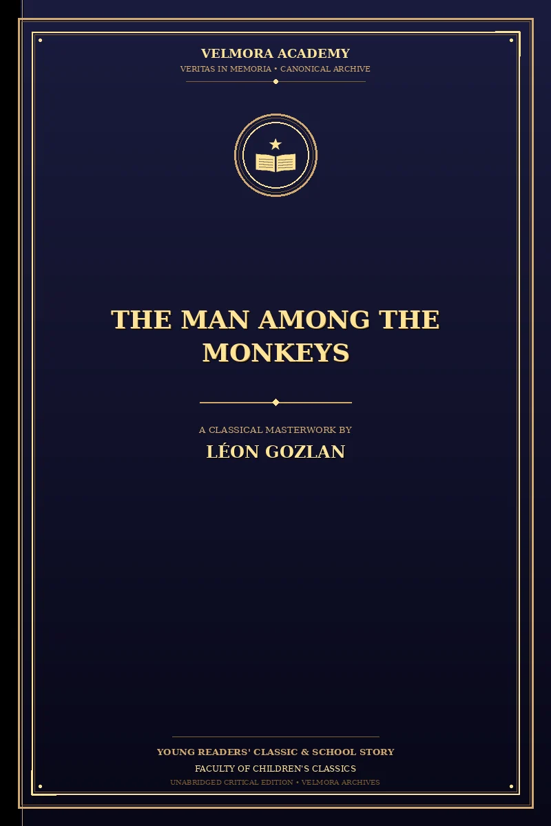 The man among the monkeys
