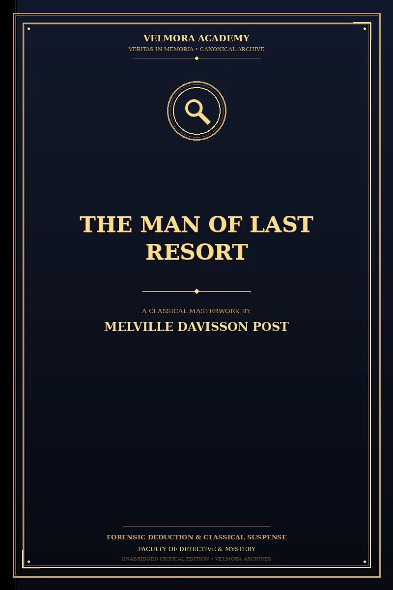 The Man of Last Resort
