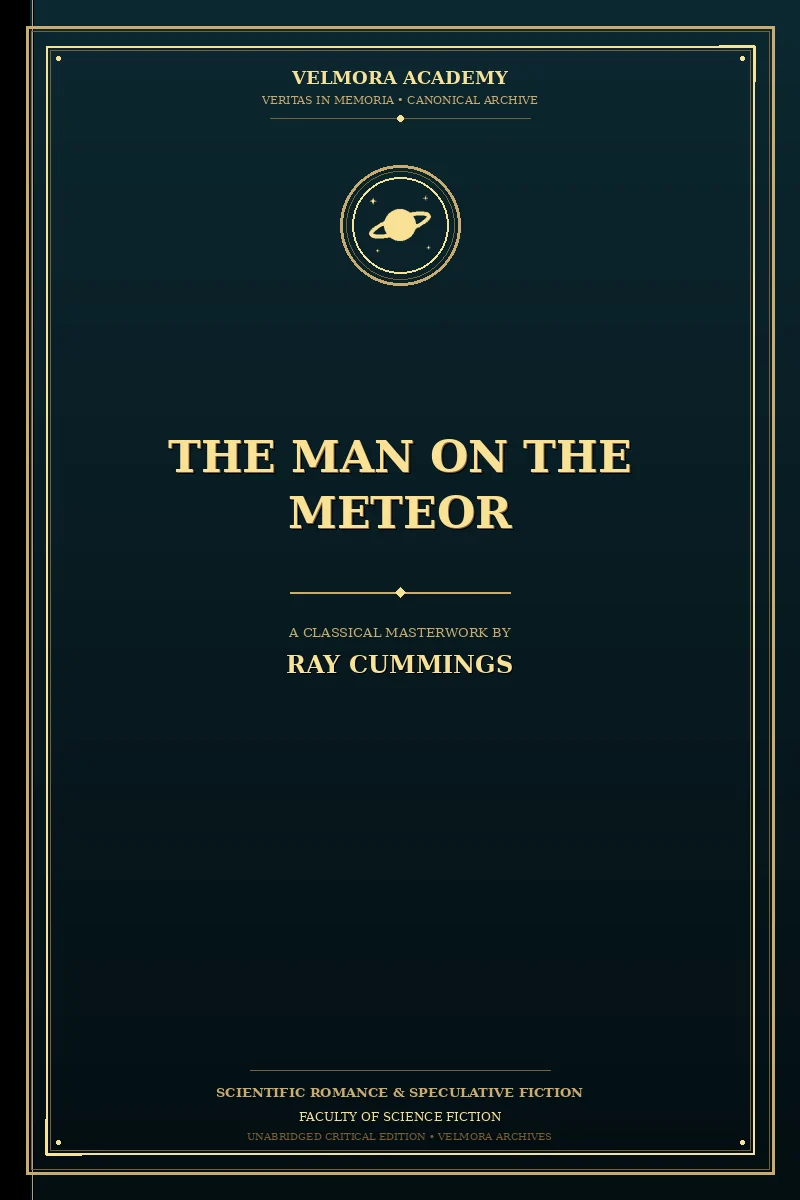 Cover of The man on the meteor