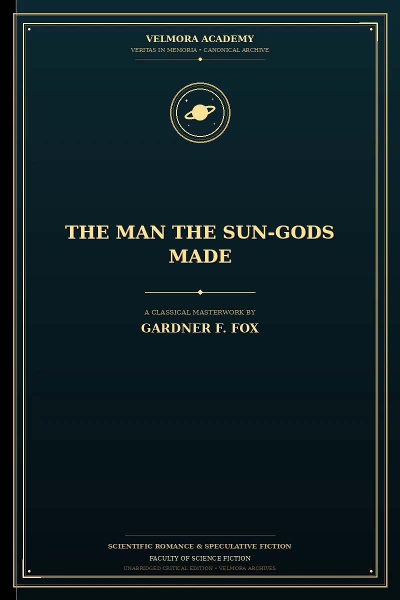 Cover of The Man the Sun-Gods Made