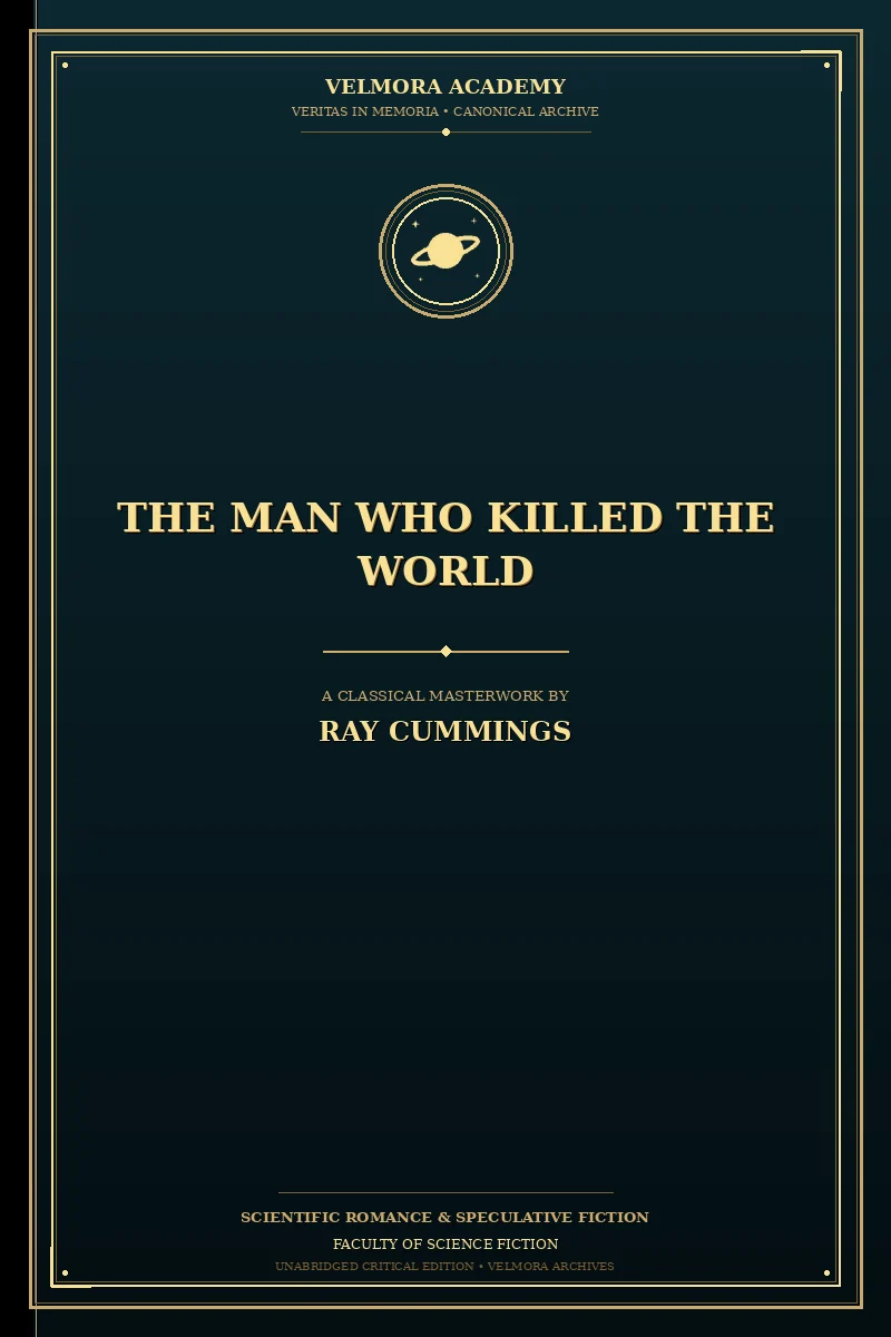 The Man Who Killed the World