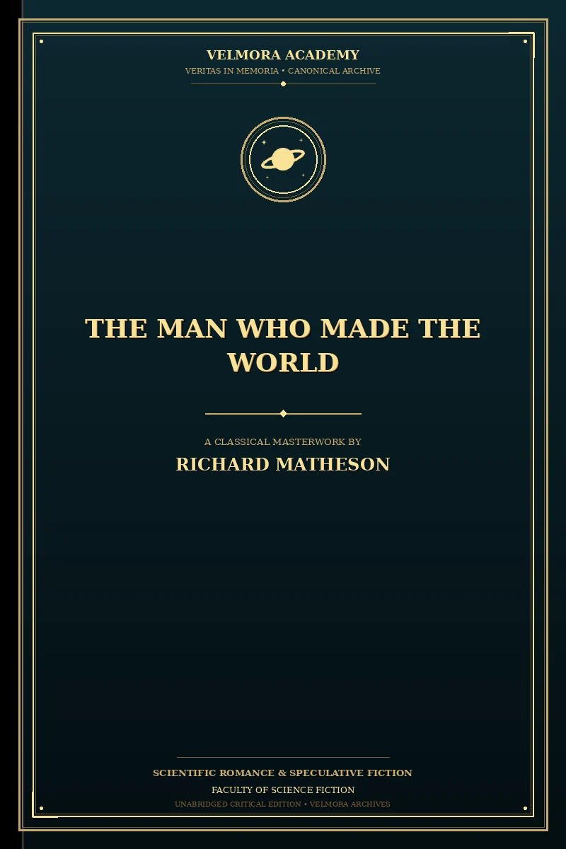 Cover of The Man Who Made the World