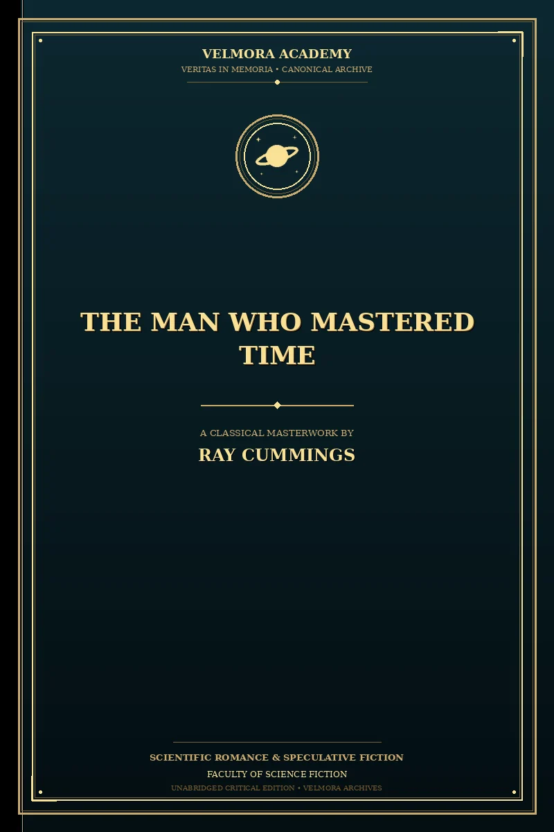 Cover of The man who mastered time