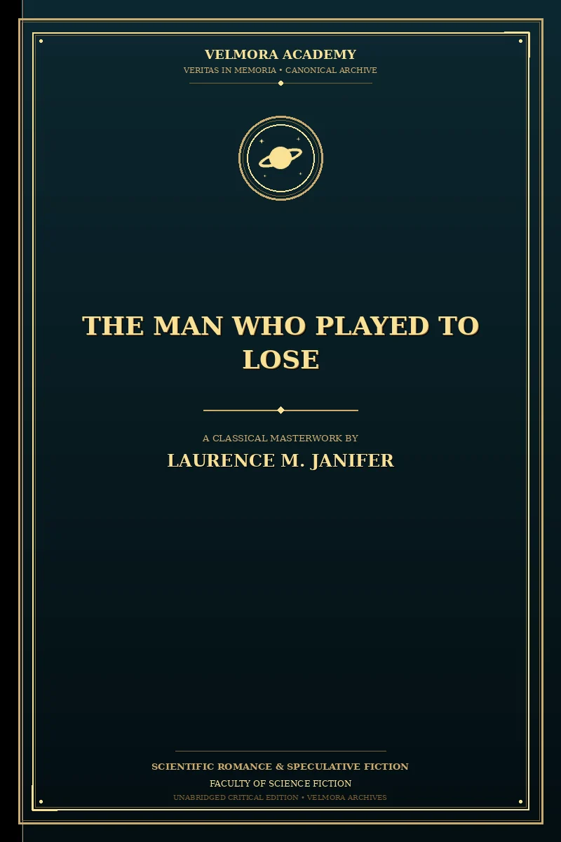 Cover of The Man Who Played to Lose
