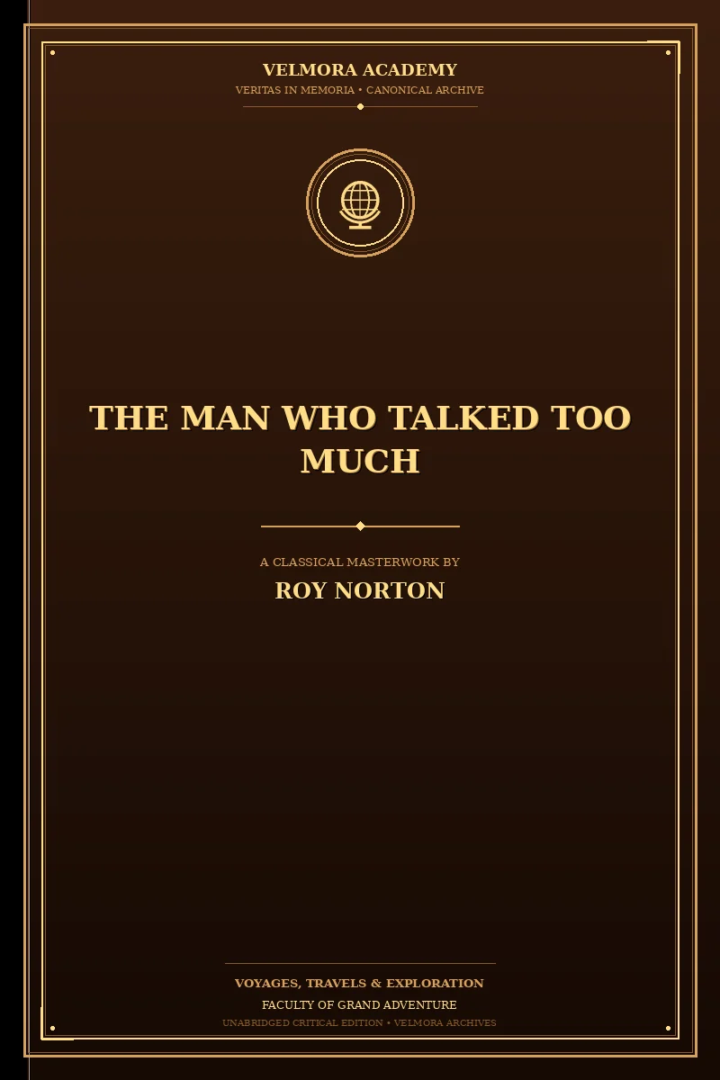 Cover of The man who talked too much