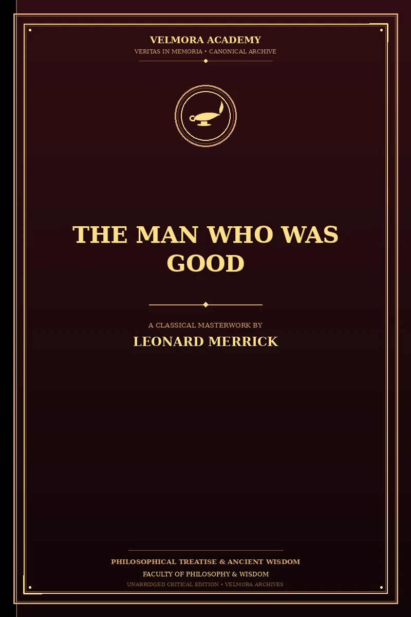 Cover of The Man Who Was Good