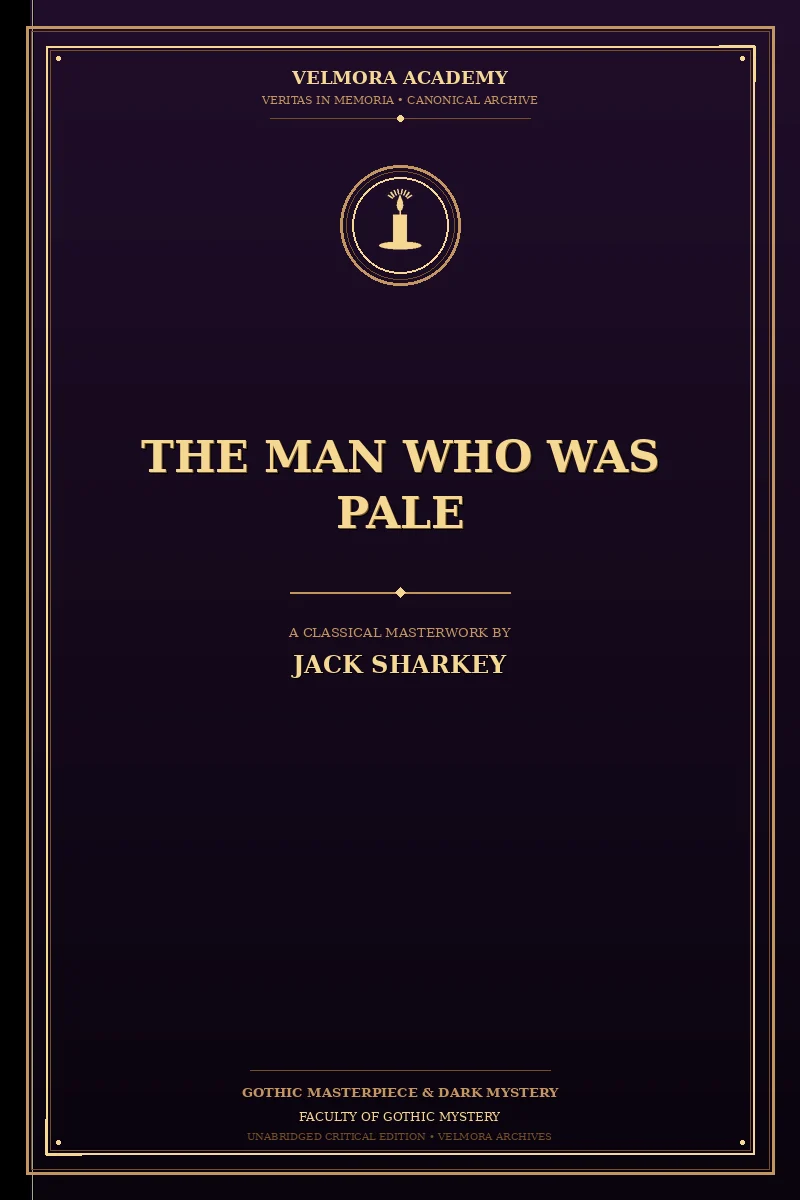 Cover of The man who was pale