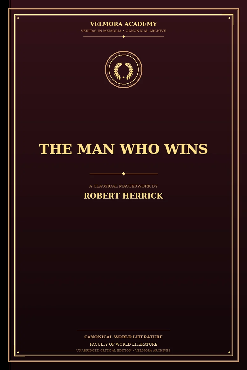 Cover of The Man Who Wins