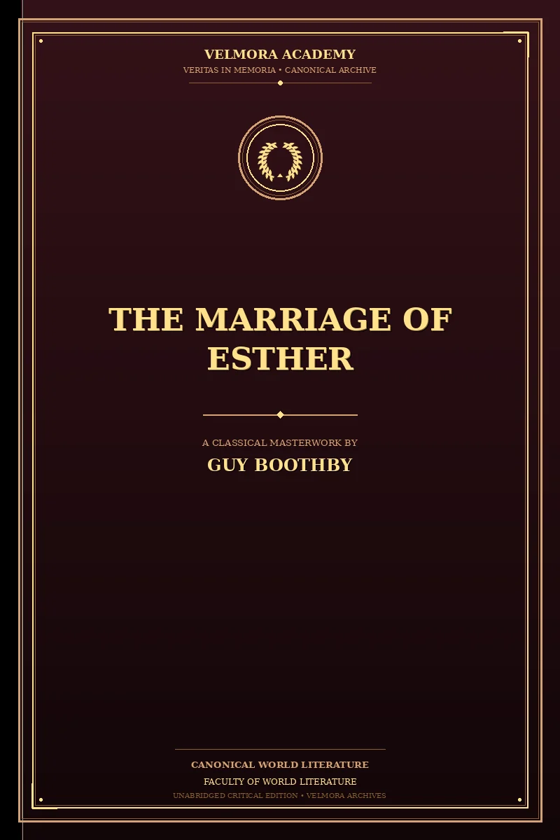 Cover of The Marriage of Esther