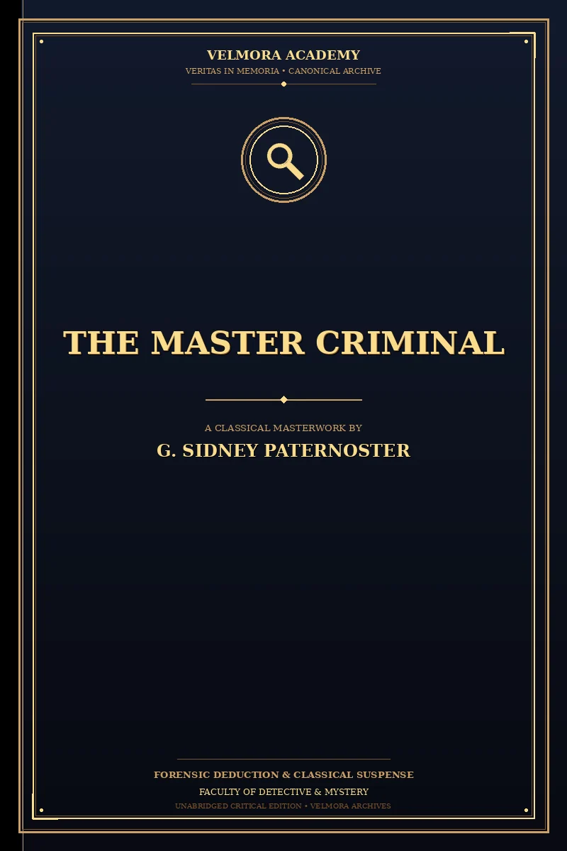Cover of The master criminal