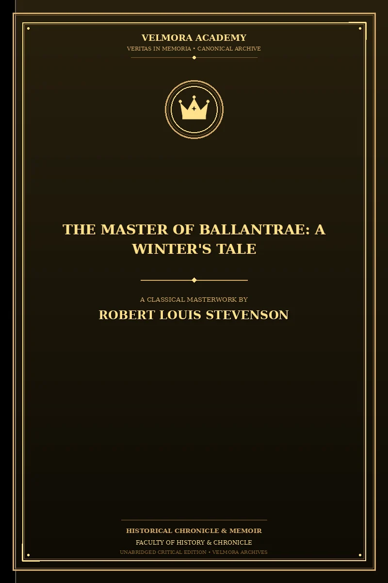 Cover of The Master of Ballantrae: A Winter's Tale