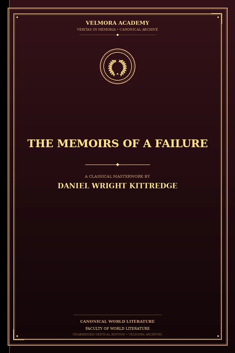 Cover of The Memoirs of a Failure