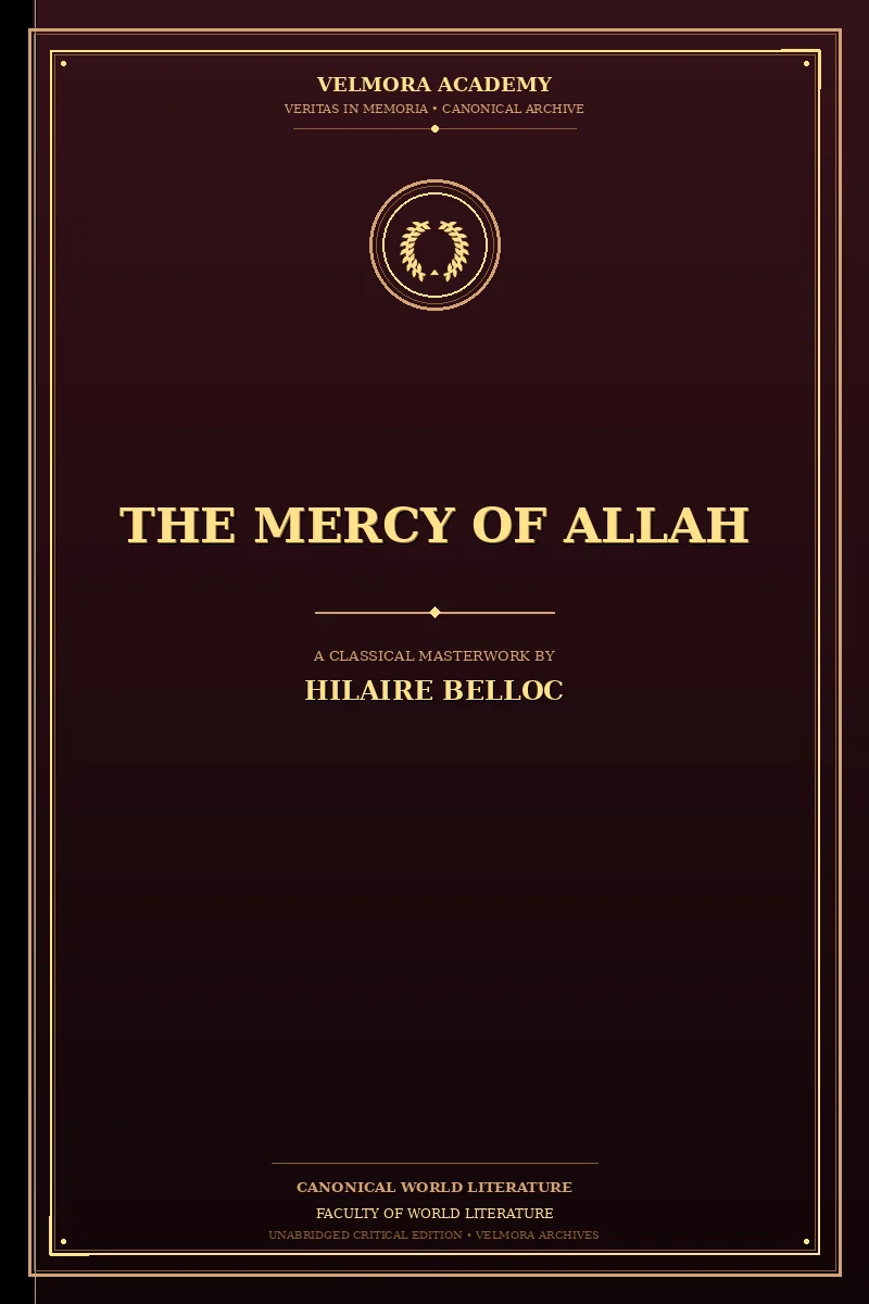 The Mercy of Allah