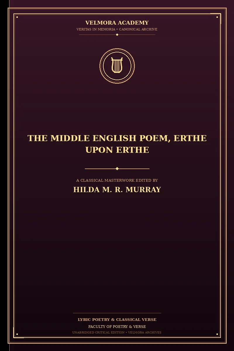 The Middle English Poem, Erthe Upon Erthe