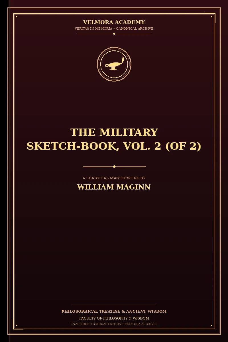 Cover of The Military Sketch-Book, Vol. 2 (of 2)