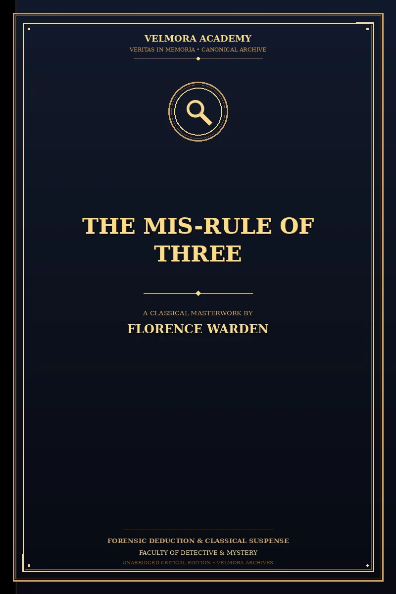 Cover of The mis-rule of three