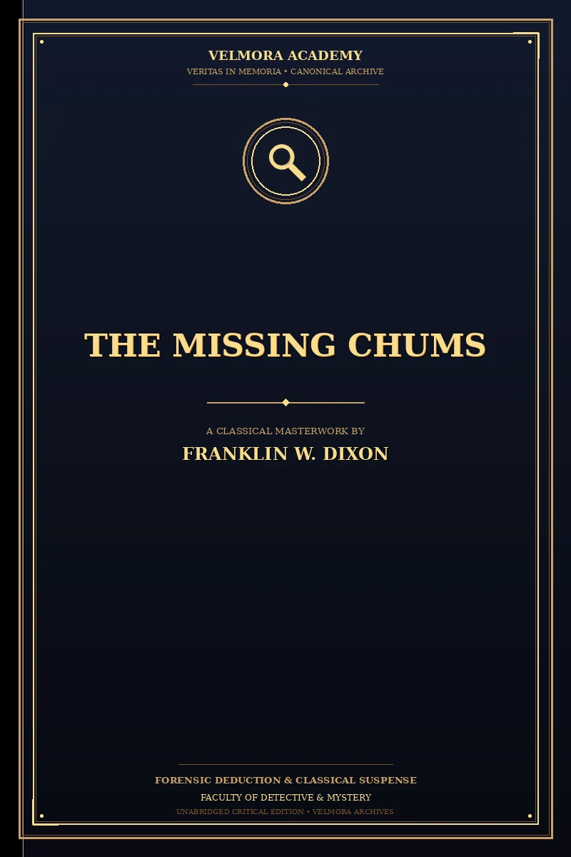 Cover of The missing chums