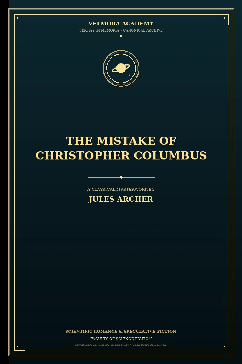 Cover of The Mistake of Christopher Columbus