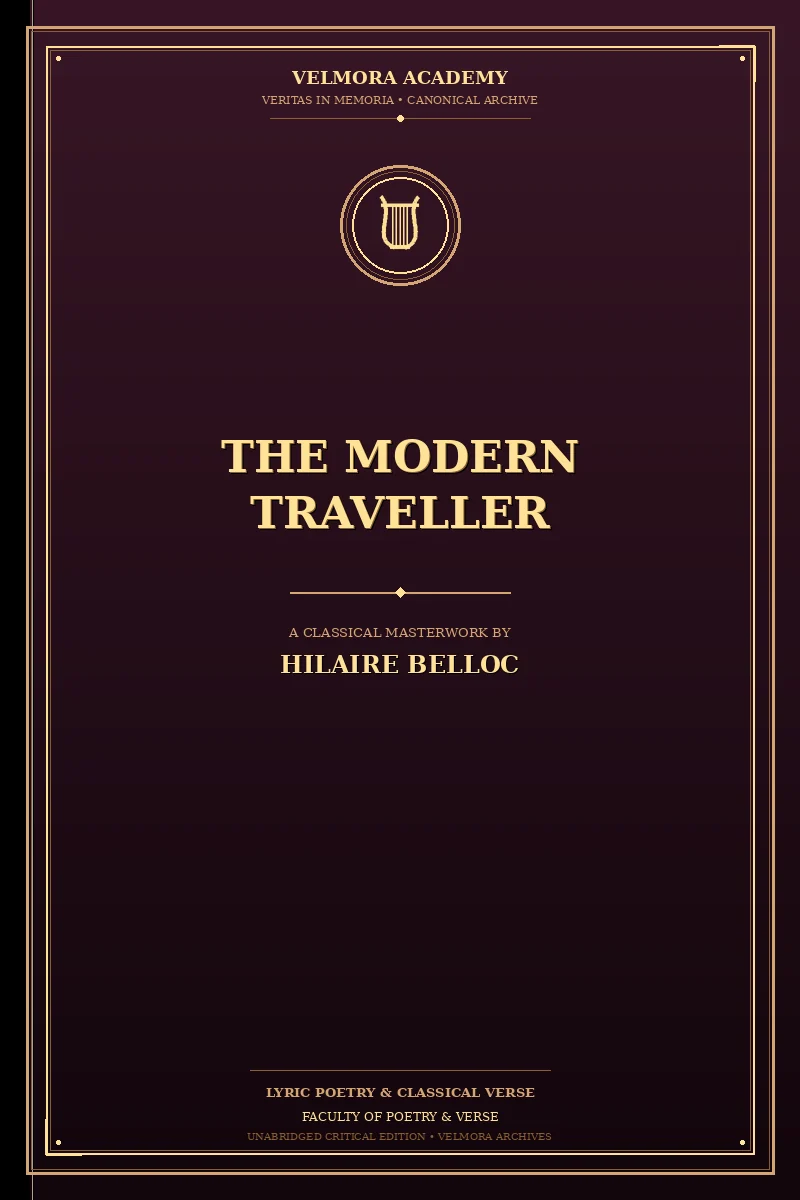 Cover of The Modern Traveller