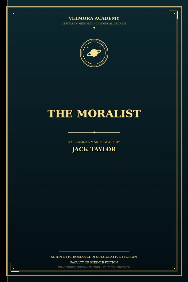 Cover of The Moralist