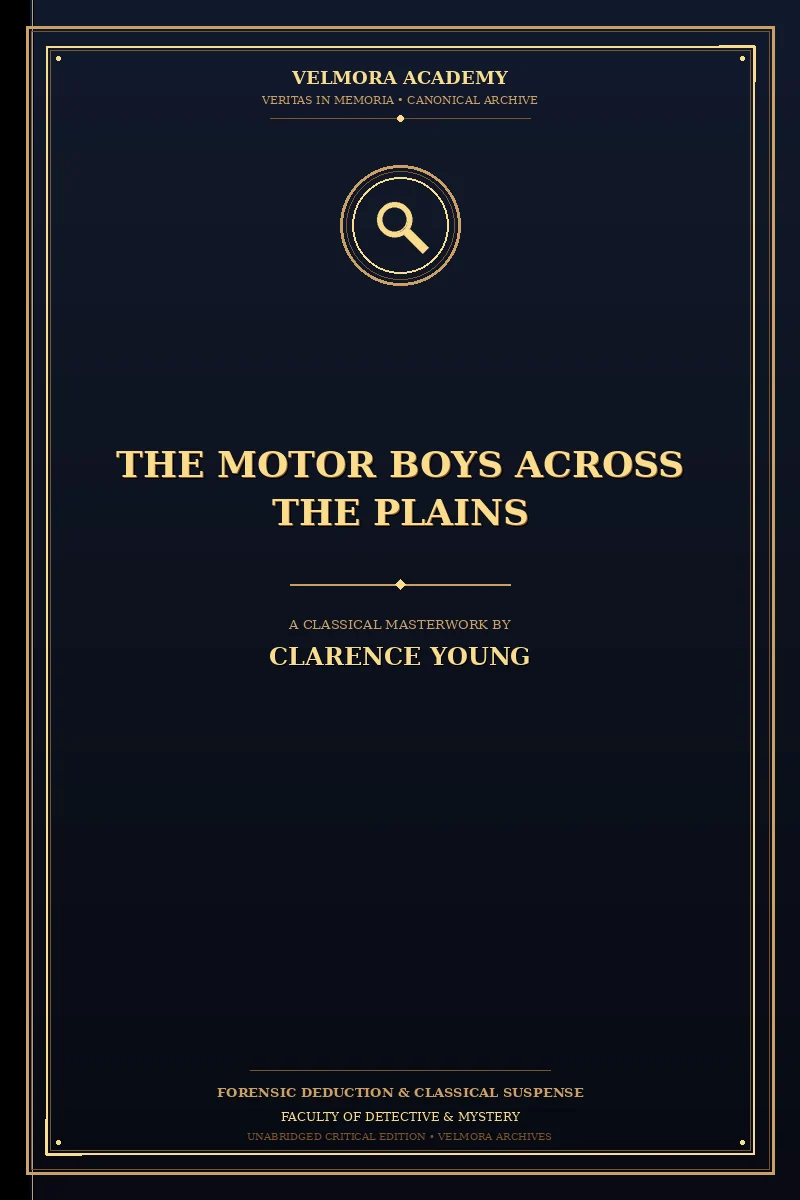The Motor Boys Across the Plains