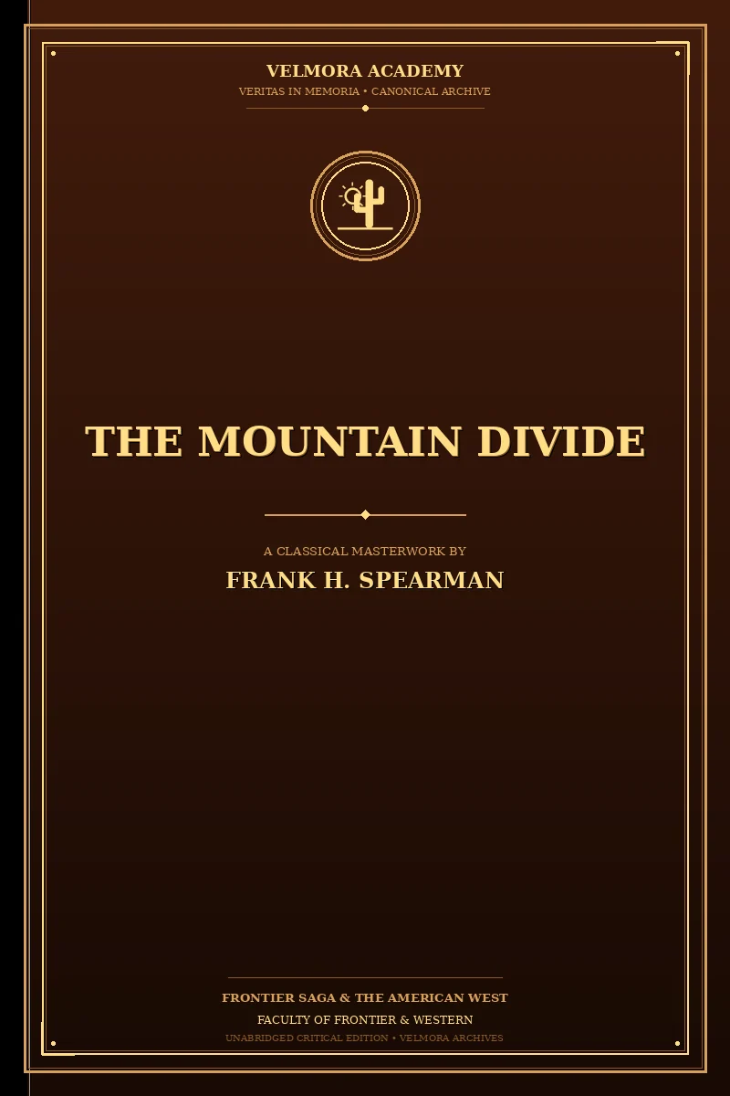 Cover of The Mountain Divide
