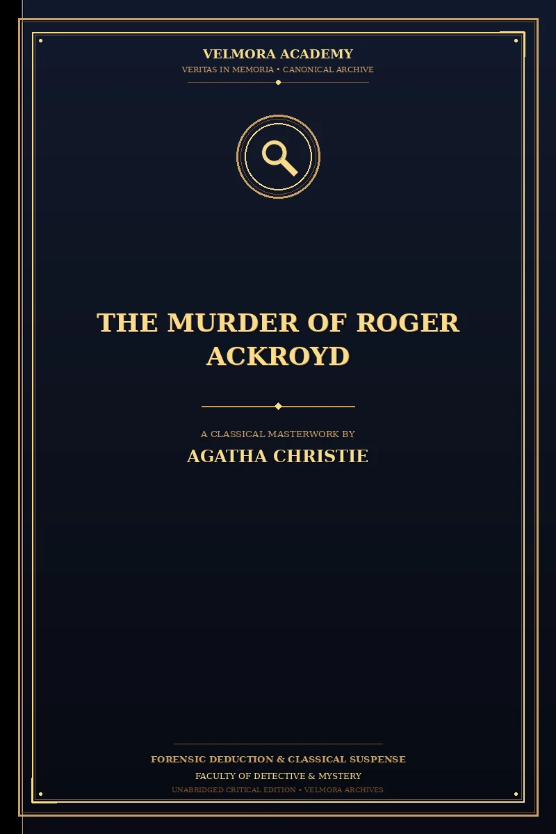The murder of Roger Ackroyd