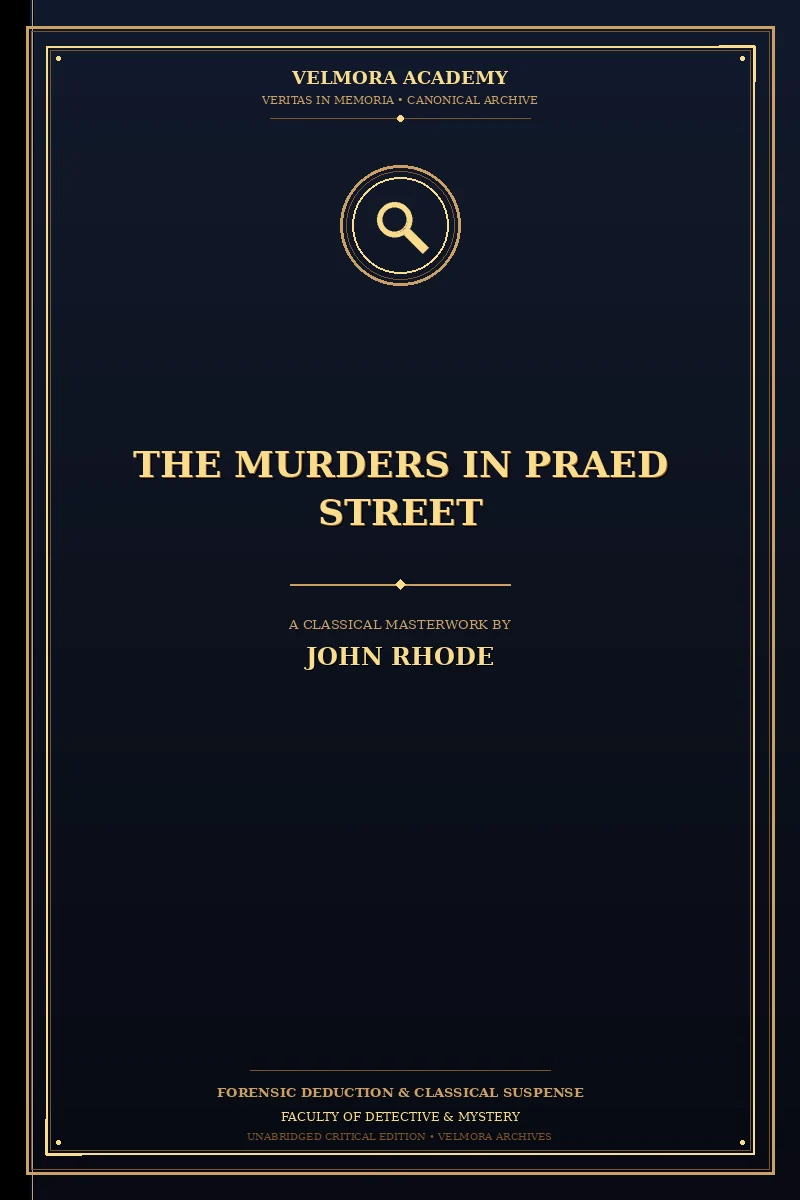 The murders in Praed Street