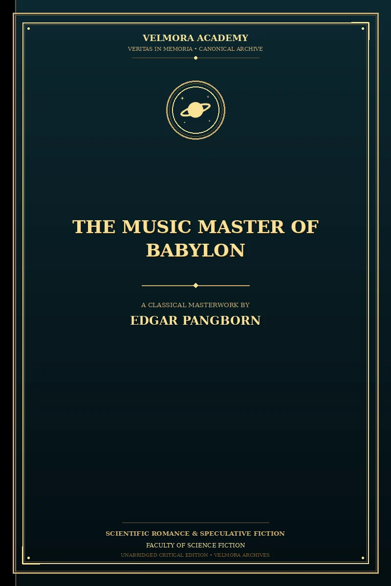 Cover of The Music Master of Babylon