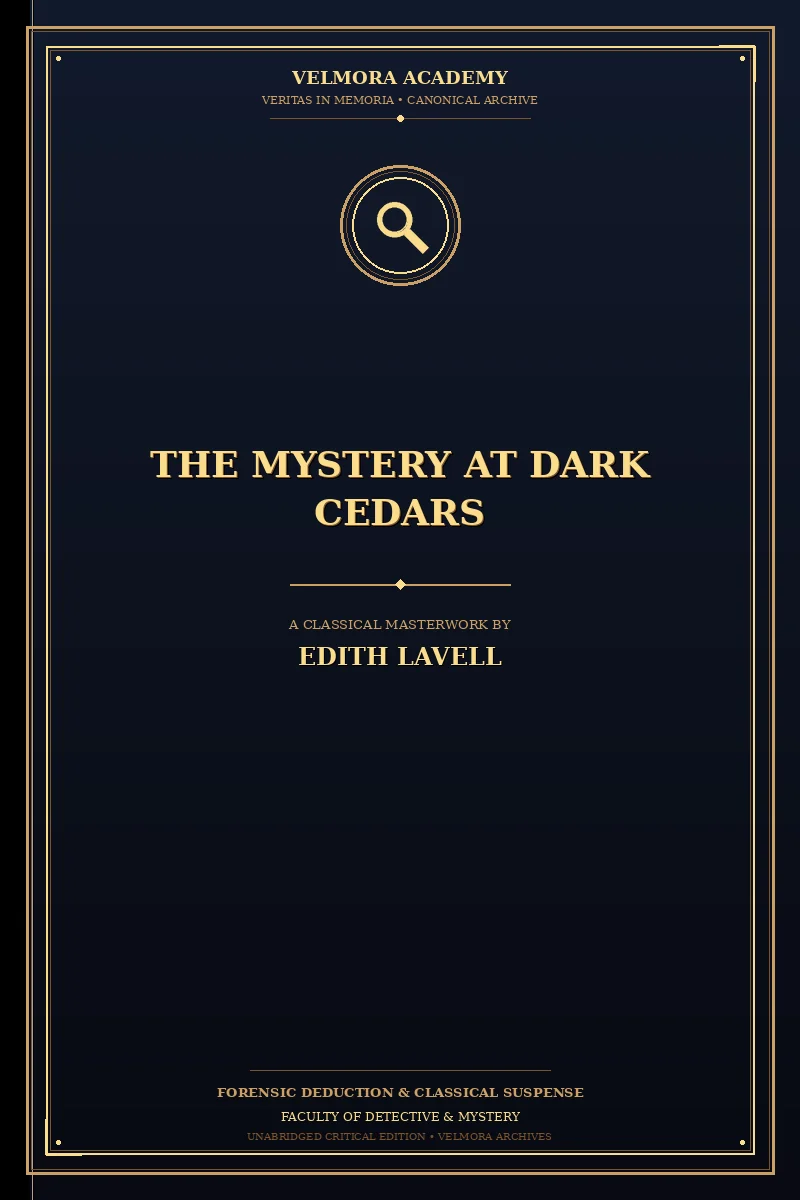 The Mystery at Dark Cedars
