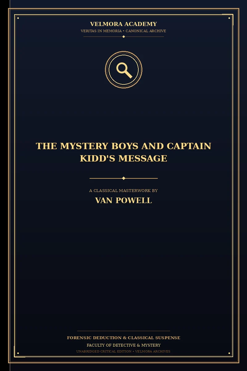 The Mystery Boys and Captain Kidd's Message