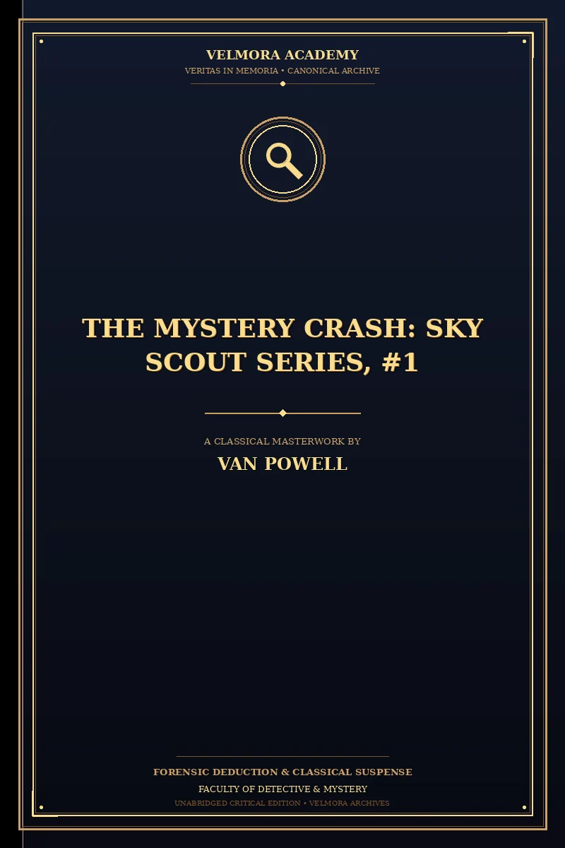 Cover of The Mystery Crash: Sky Scout Series, #1