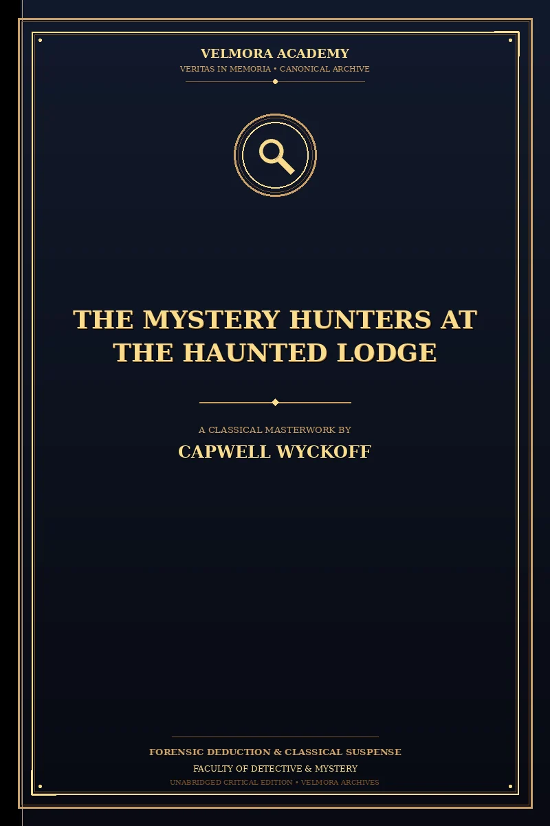 The Mystery Hunters at the Haunted Lodge