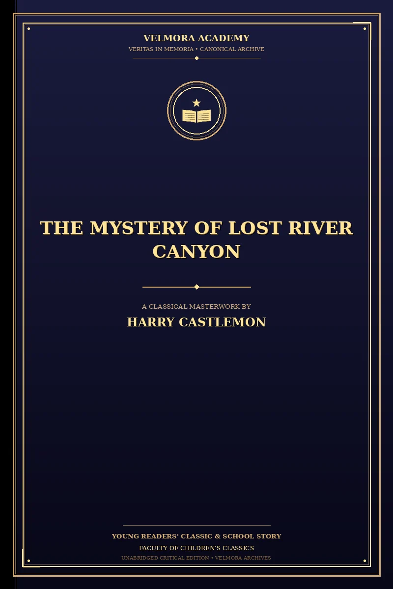 Cover of The Mystery of Lost River Canyon