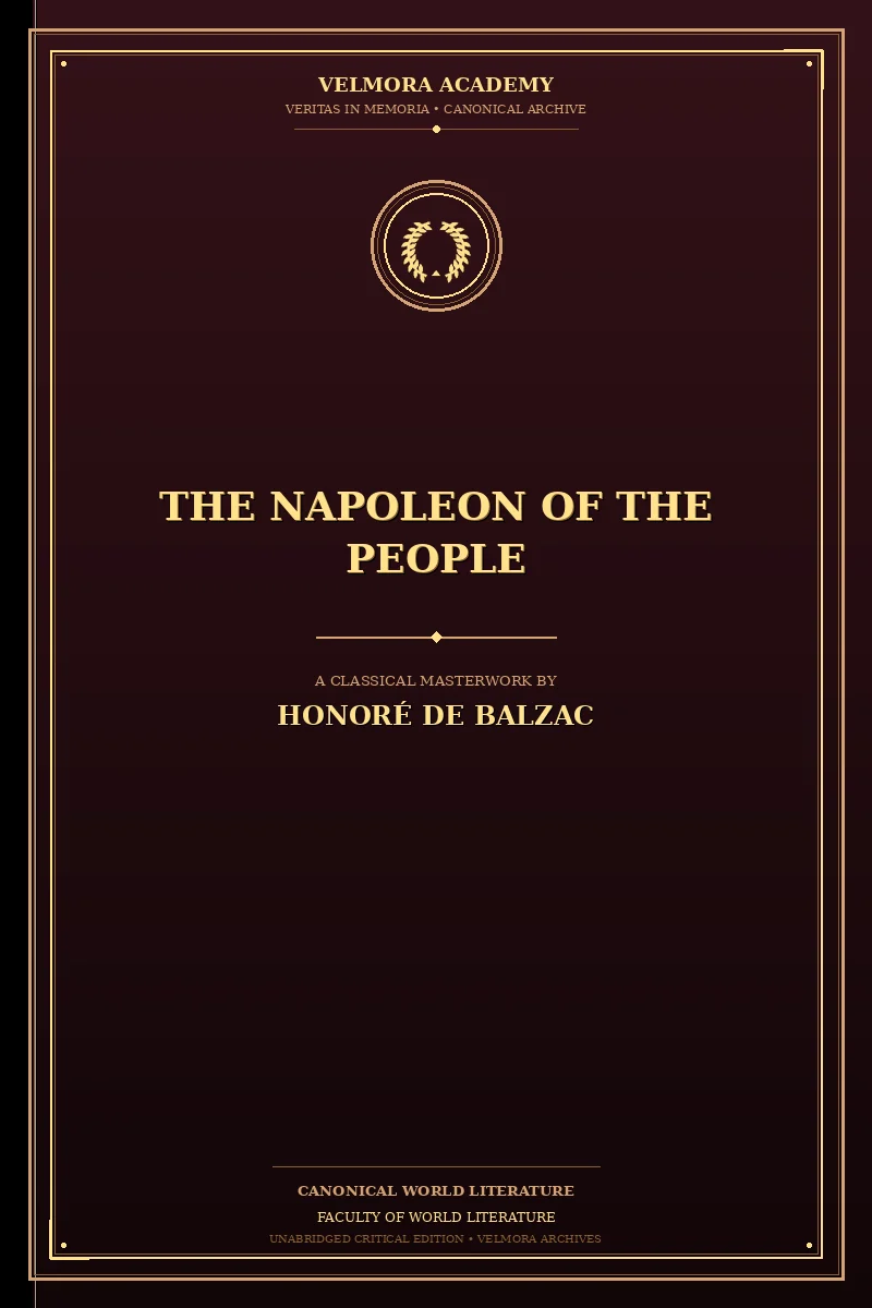 Cover of The Napoleon of the People