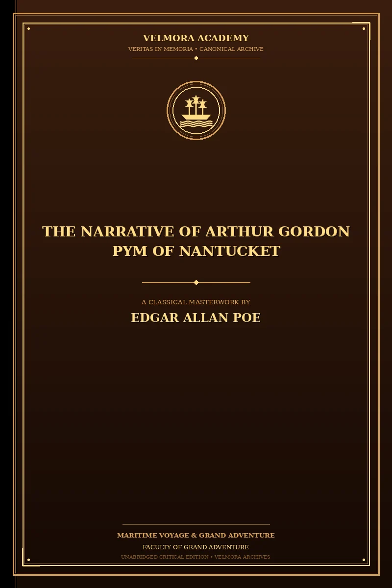 Cover of The Narrative of Arthur Gordon Pym of Nantucket