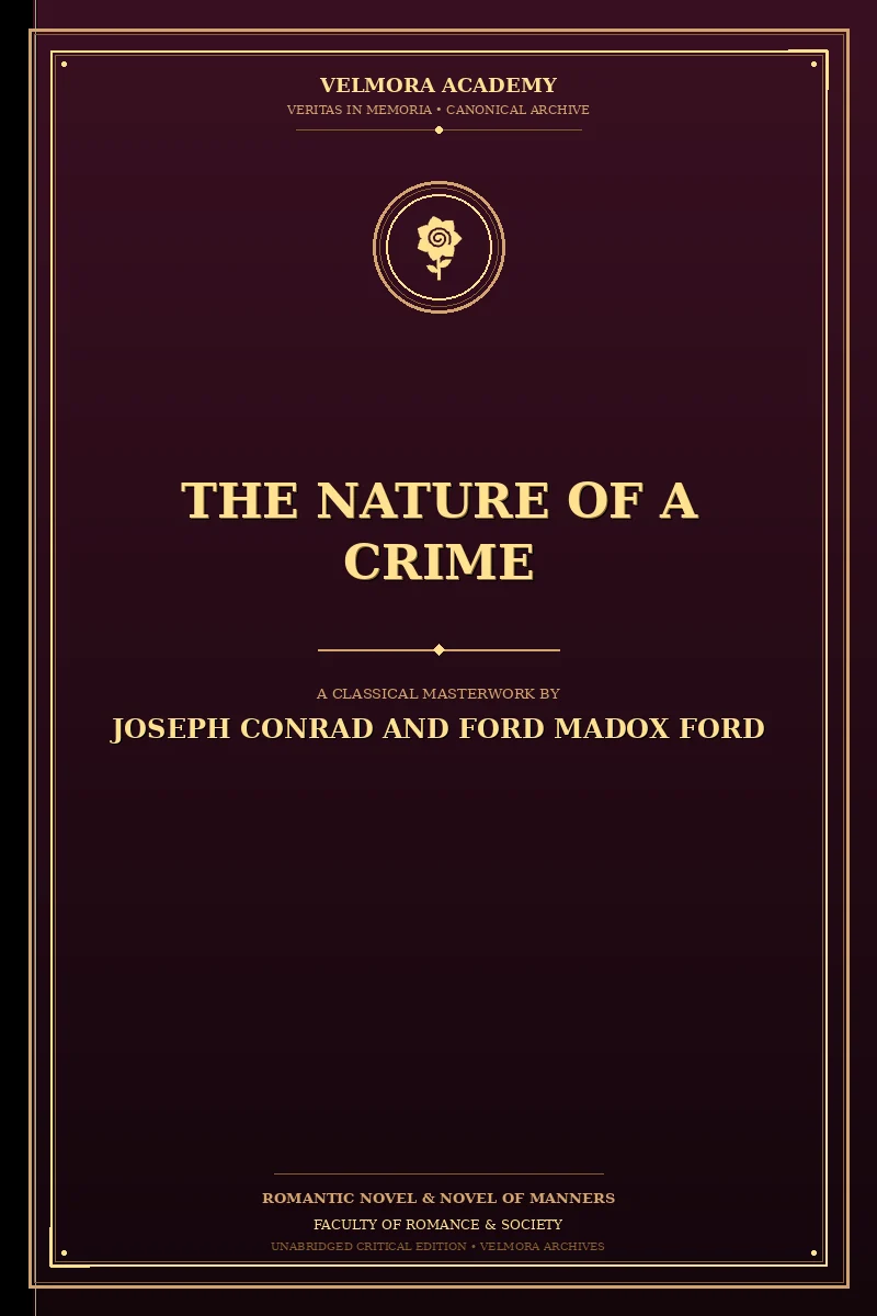 Cover of The nature of a crime