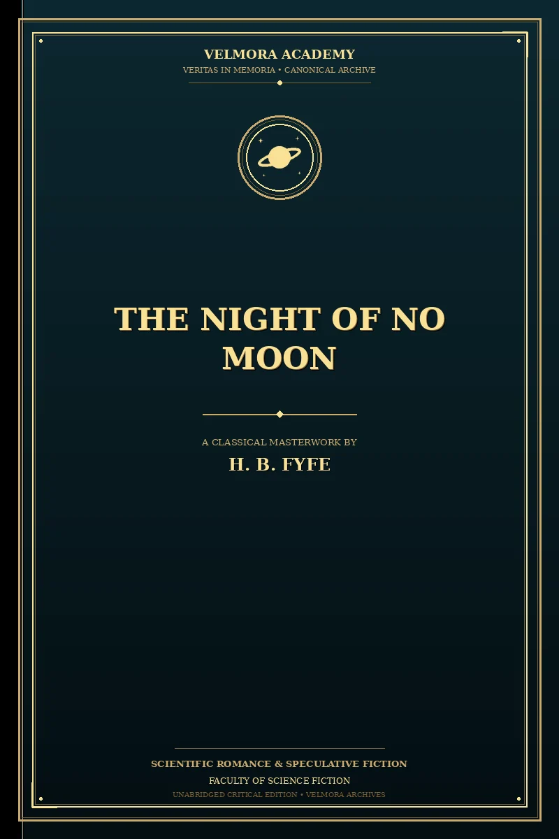 Cover of The night of no moon