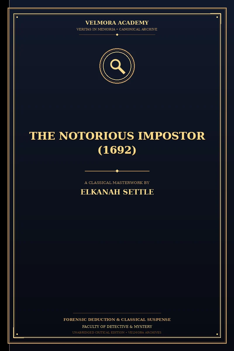 Cover of The Notorious Impostor (1692)