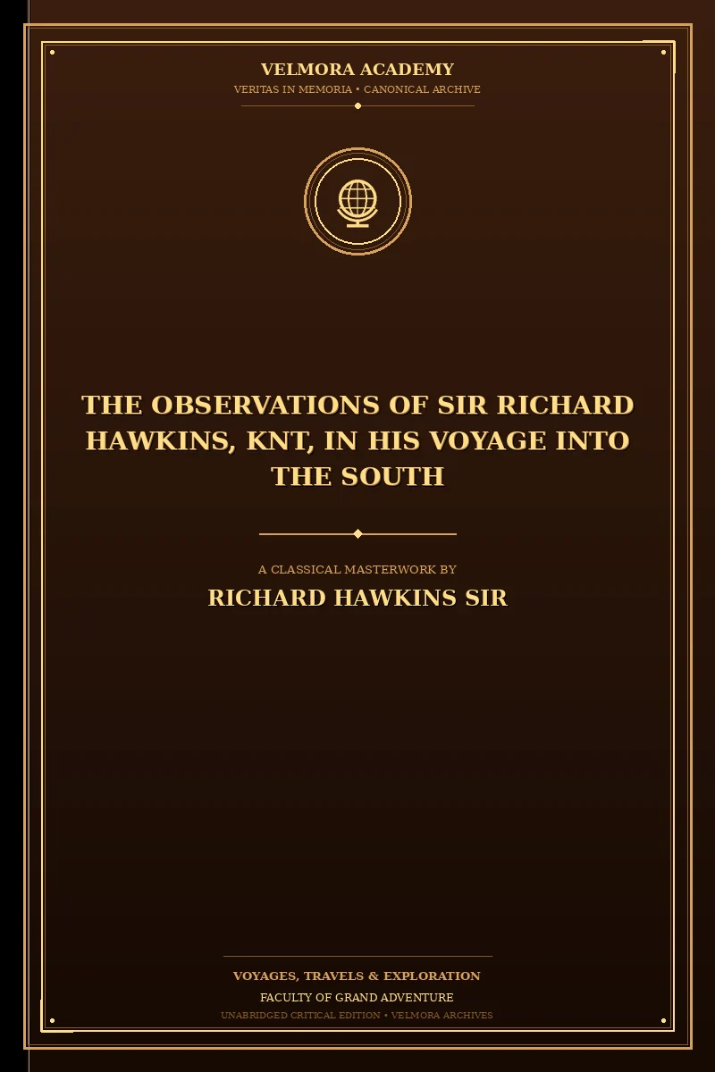 The Observations of Sir Richard Hawkins, Knt, in His Voyage into the South
