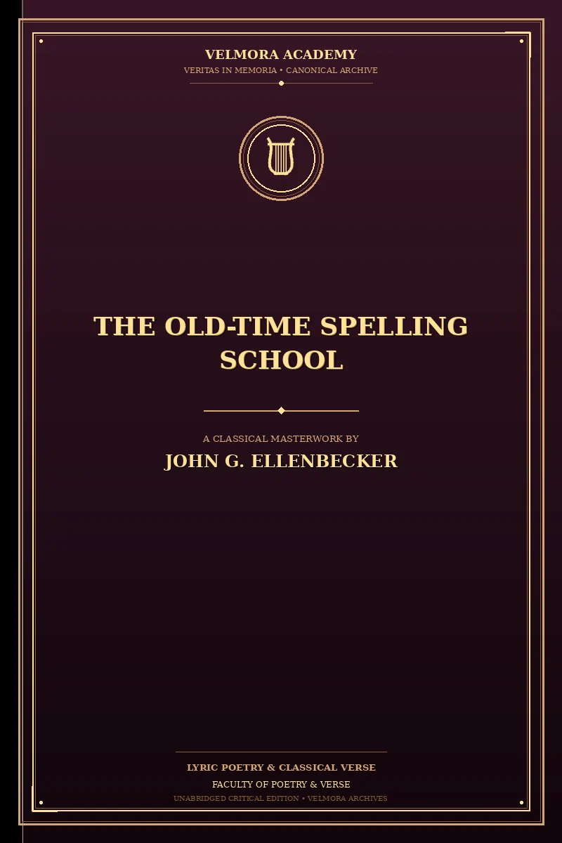 Cover of The Old-Time Spelling School