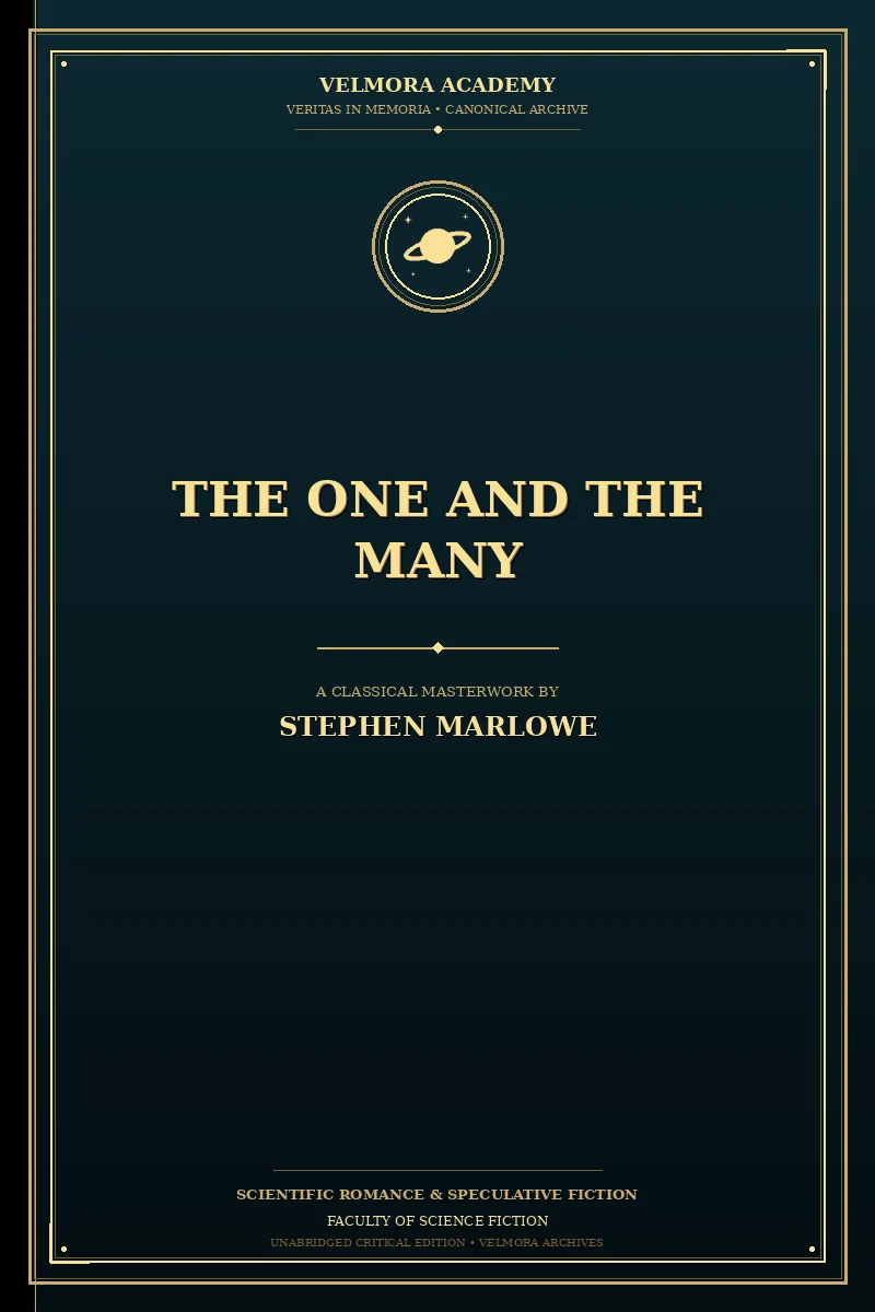 Cover of The One and the Many