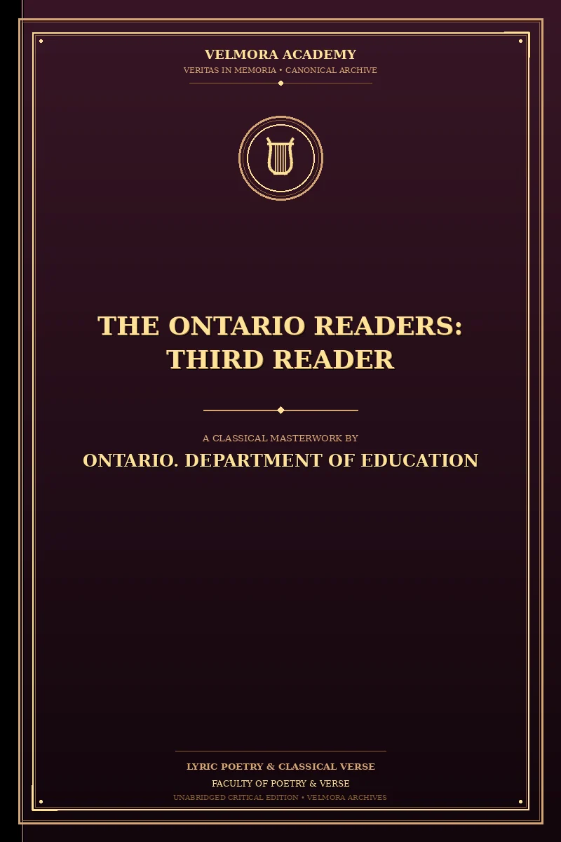 The Ontario Readers: Third Reader