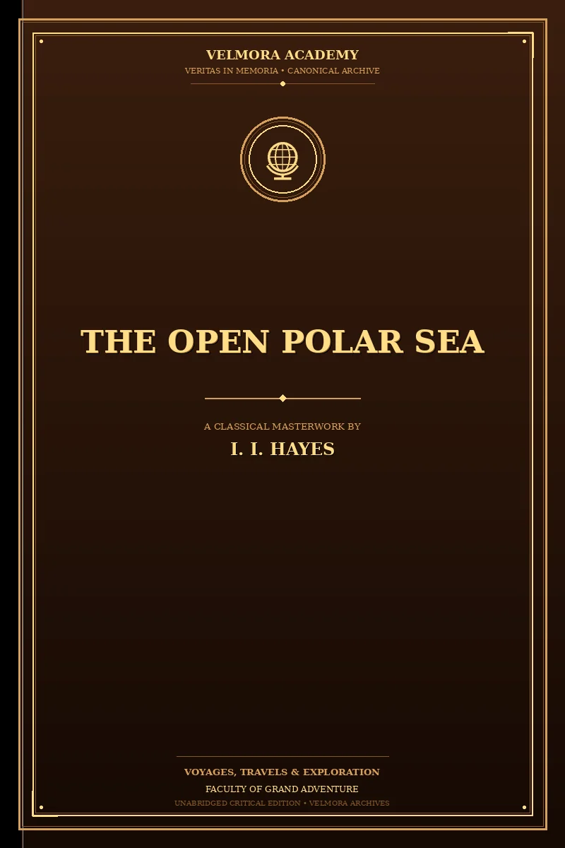 Cover of The Open Polar Sea A narrative of a voyage of discovery towards the North
